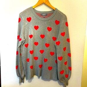 Marled Reunited Clothing, My Heart is Over My Chest Sweater